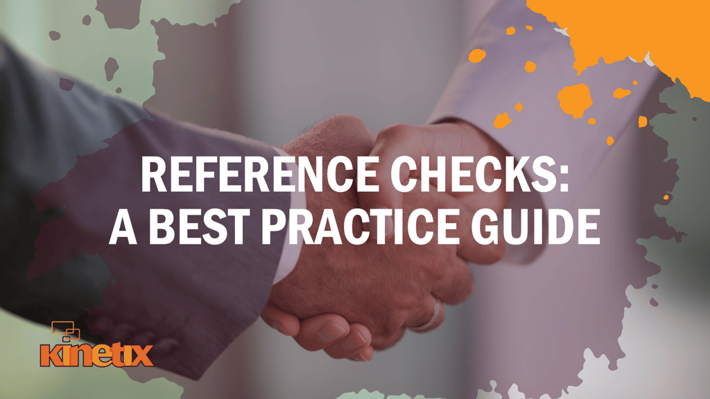 Reference Checks: A Best Practice Guide
